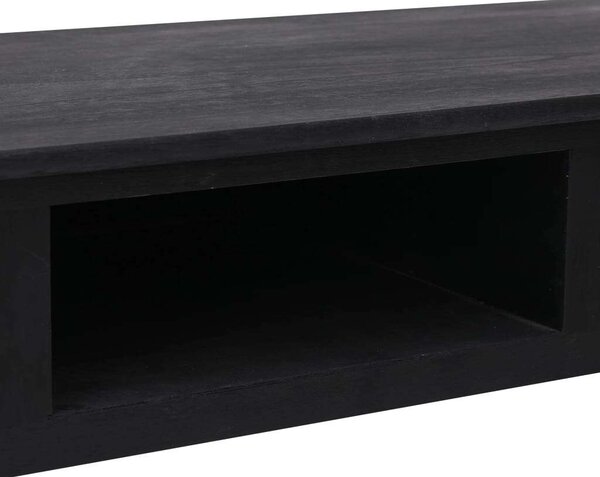 Fekete fa tálalóasztal 110 x 45 x 76 cm