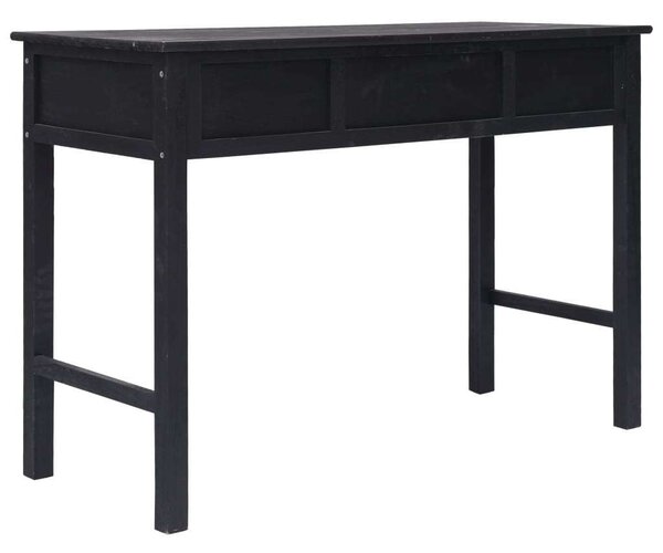 Fekete fa tálalóasztal 110 x 45 x 76 cm