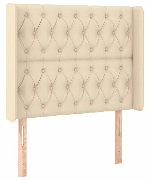 Fejtámla - Krémszín - Szövet - 103x16x118/128 cm