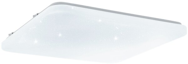 Eglo Frania-S csillám hatású mennyezeti lámpa, fehér, 43x43cm, 4000K, 3900lm