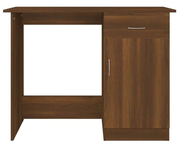 VidaXL - Íróasztal - Barna Tölgy - 100x50x76 cm