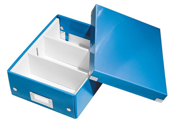 Office kék rendszerező doboz, hossz 28 cm Click&Store - Leitz