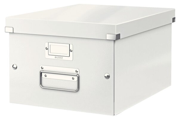 Universal fehér tárolódoboz, hossz 37 cm Click&Store - Leitz