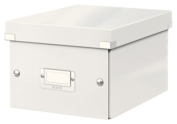 Fehér fedeles karton tárolódoboz 22x28x16 cm Click&Store – Leitz