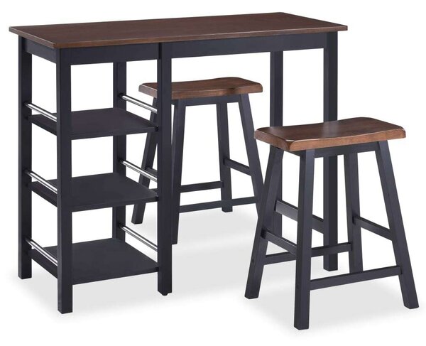 Elegáns Bárgarnitúra - MDF Fa - 3 részes