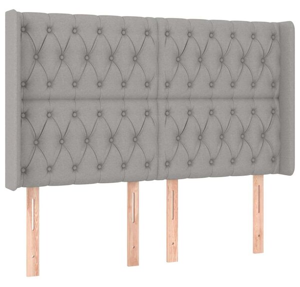 Modern Szövet Fejtámla Szárnyakkal - 163x16x118/128cm