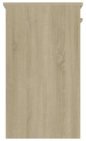 Praktikus Íróasztal - Sonoma Tölgy - 3 Fiók - 90x45x76 cm