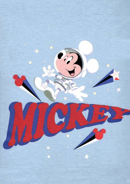 Disney pamut,gumis lepedő - Mickey űrhajós (kék)