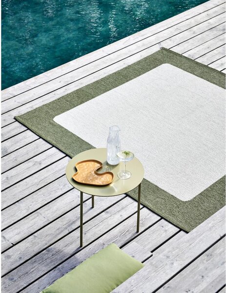 Zöld-krémszínű kültéri-beltéri szőnyeg 70x120 cm Ilda Pine – Pappelina