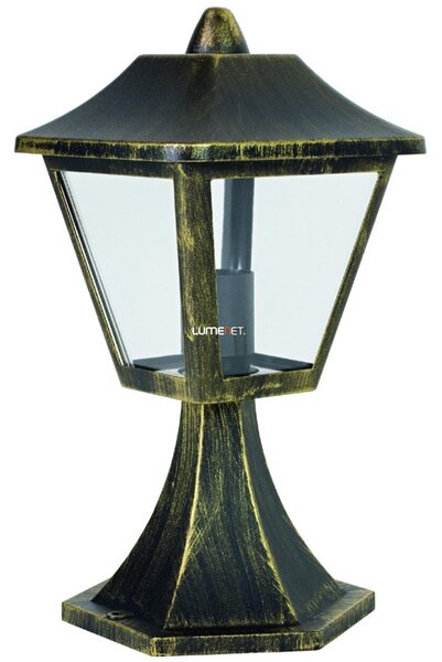 Ledvance Endura Classic Tradition 1xE27 IP44 fekete-arany kültéri állólámpa 33cm
