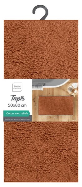 Terrakotta színű fürdőszobai kilépő 50x80 cm Mael – douceur d'intérieur