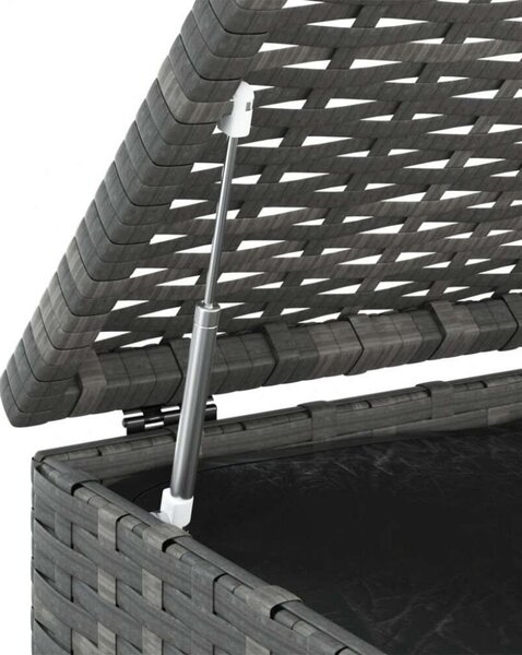 Polyrattan Kerti Párna Tároló - 100x49x103,5 cm