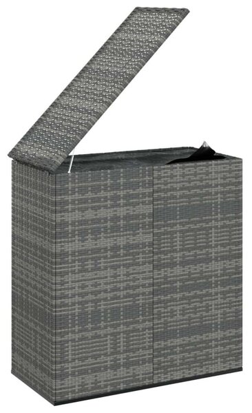 Polyrattan Kerti Párna Tároló - 100x49x103,5 cm