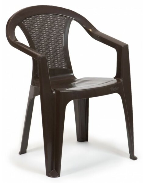 ATLANTA 56x54x79 cm műanyag kerti szék barna (180 db)