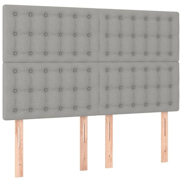 Modern LED-es Ágyfejtámla - Szövet - 144x128cm