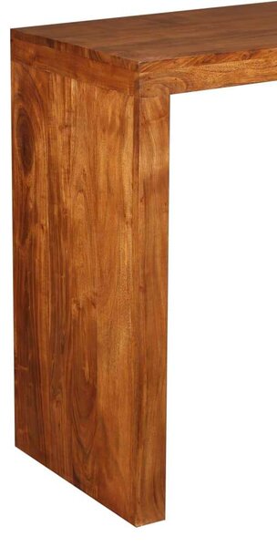 Konzolasztal tömör fából paliszander felülettel 110x40x76 cm