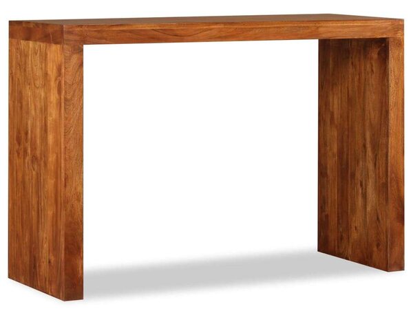 Konzolasztal tömör fából paliszander felülettel 110x40x76 cm