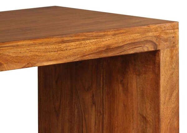 Konzolasztal tömör fából paliszander felülettel 110x40x76 cm