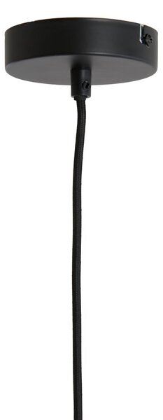 Borvörös függőlámpa textil búrával ø 60 cm Malacia – Light & Living