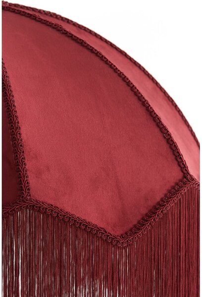 Borvörös függőlámpa textil búrával ø 60 cm Malacia – Light & Living
