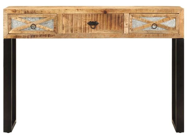 Mangófa Tálalóasztal - 3 Fiókkal - 110x30x76 cm