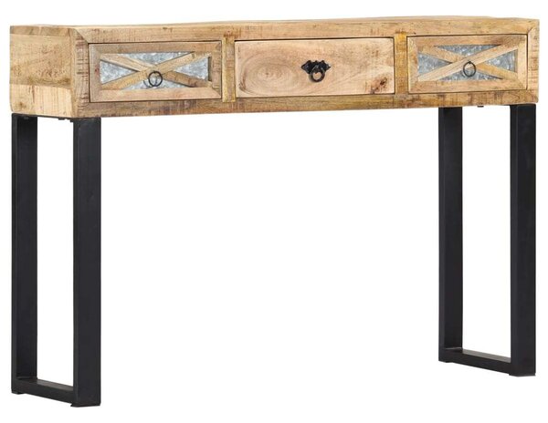 Mangófa Tálalóasztal - 3 Fiókkal - 110x30x76 cm