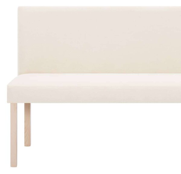 VidaXL Krémszínű Poliészter Pad - 139,5 cm