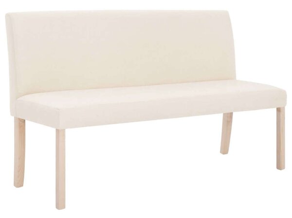 VidaXL Krémszínű Poliészter Pad - 139,5 cm