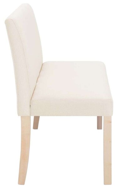 VidaXL Krémszínű Poliészter Pad - 139,5 cm