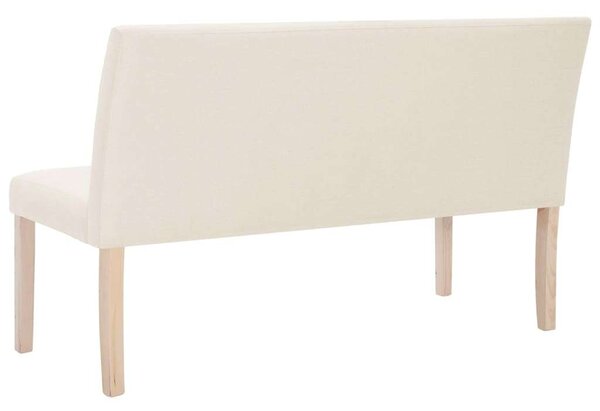 VidaXL Krémszínű Poliészter Pad - 139,5 cm
