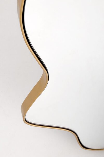 Fali tükör, 90 cm, arany - QUINTESSENCE