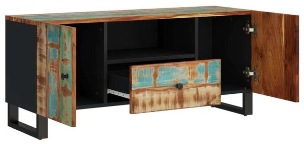 VidaXL Rusztikus TV-szekrény - Újrahasznosított Fa - 105x33,5x46 cm