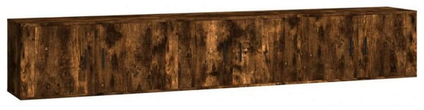 VidaXL Falra Szerelhető TV Szekrény - Füstös Tölgy - 80x34,5x40 cm (3 db)