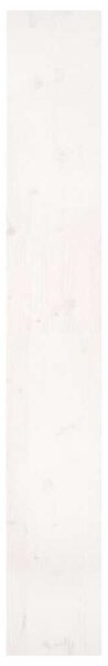 Fenyőfa Könyvespolc/Térelválasztó - Fehér - 80x30x199,5cm