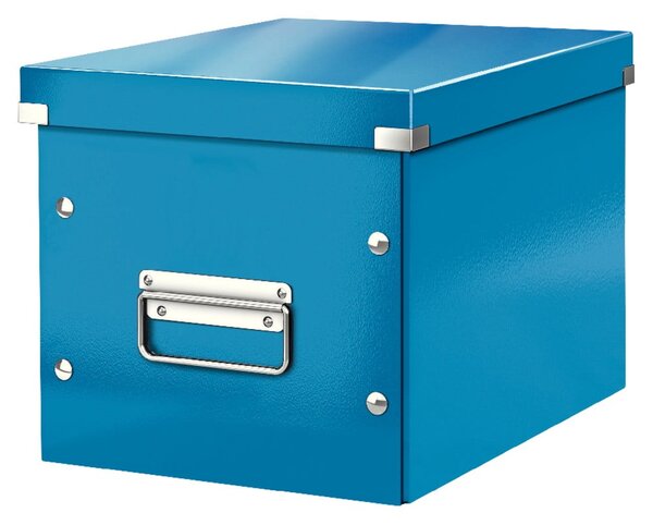 Office kék tárolódoboz, hossz 26 cm Click&Store - Leitz