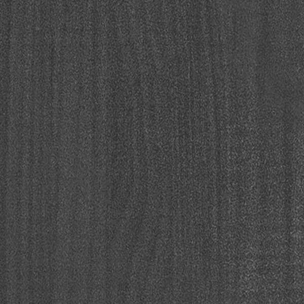 VIDAXL - Fekete Tömör Fenyőfa Ágykeret - 200x200 cm