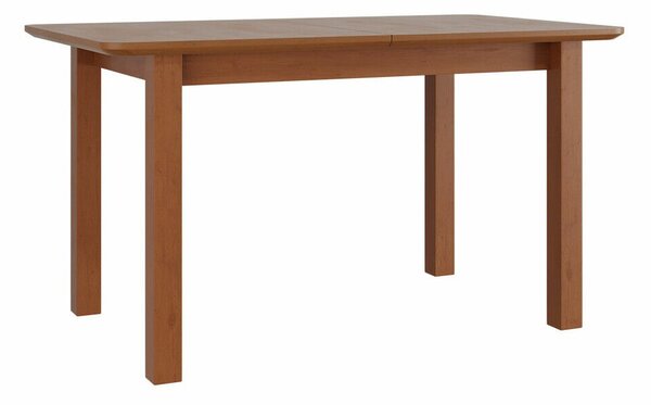 Asztal Victorville 103, Égerfa, 76x80x140cm, Hosszabbíthatóság, Természetes fa furnér, Váz anyaga, Részben összeszerelt, Bükkfa