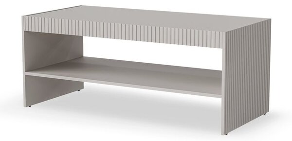 Dohányzóasztal, 120 cm, kasmír / fekete - PAUXOS