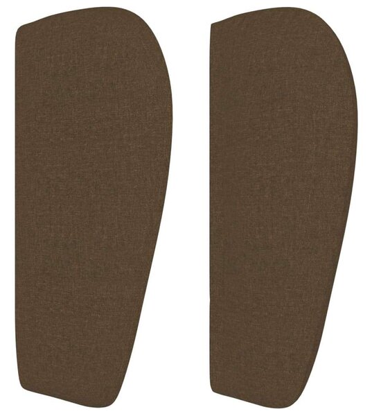 VIDAXL Fejtámla - Szövet - Sötétbarna - 203cm