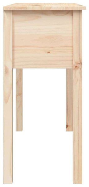 Fenyőfa Tálalóasztal - 2 Fiókkal - 100x35x75 cm