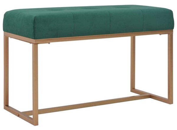 Elegáns Zöld Bársony Pad - 80 cm