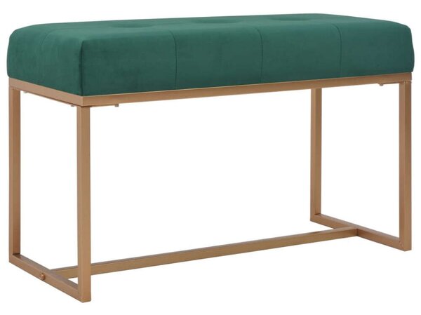 Elegáns Zöld Bársony Pad - 80 cm