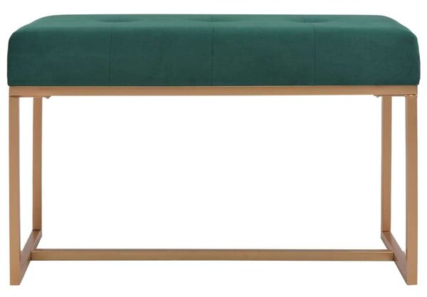 Elegáns Zöld Bársony Pad - 80 cm