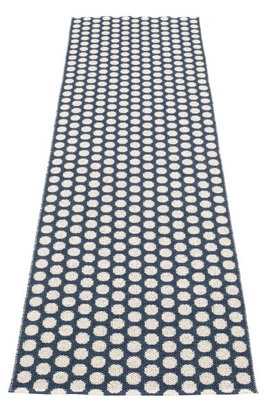 Sötétkék kültéri-beltéri futószőnyeg 70x250 cm Noa Dark Blue – Pappelina