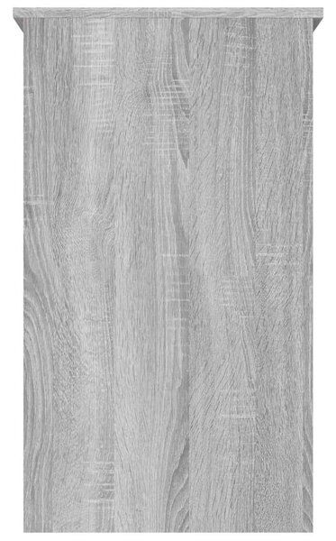 Sonoma Szürke Íróasztal - 3 Fiók - 90x45x76 cm