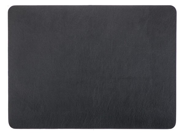 Togo fekete műbőr tányéralátét, 33 x 45 cm - ZicZac