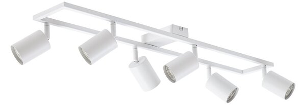 Mennyezeti Lámpa Lindby, Bravius, dimmable, Fehér, Nappali, Fém