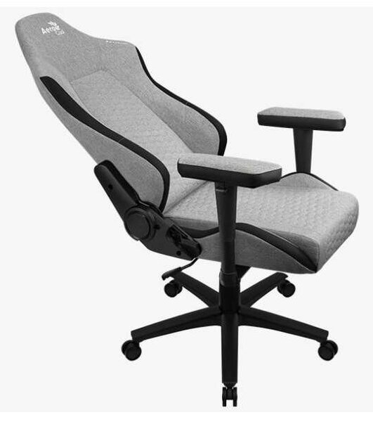 Aerocool CROWN AeroWeave Gamer szék - Világosszürke