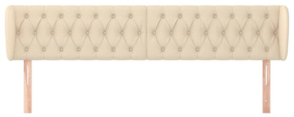 Fejtámla - Krémszín - Szövet - 203x16x78/88 cm