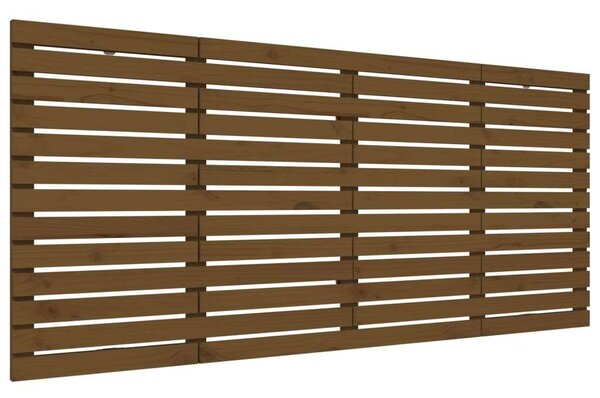 Fenyőfa Fali Fejtámla - Mézbarna - 206x91,5 cm